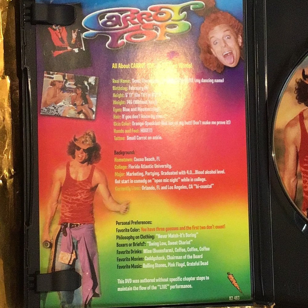 🥕Carrot Top DVD Rocks Las Vegas - Picture 6 of 8